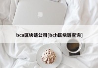 bca区块链公司[bch区块链查询]